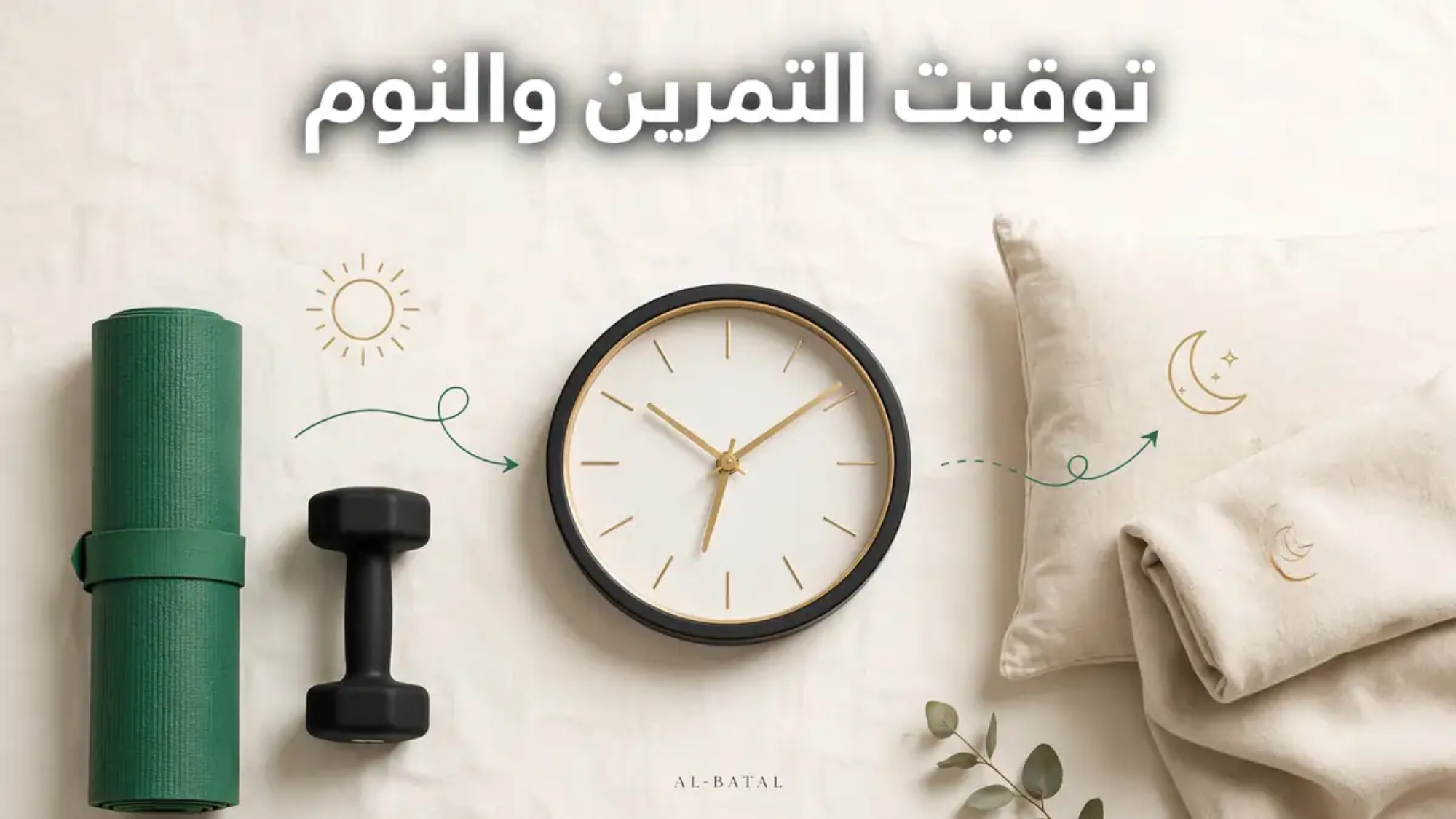 النوم والتمرين