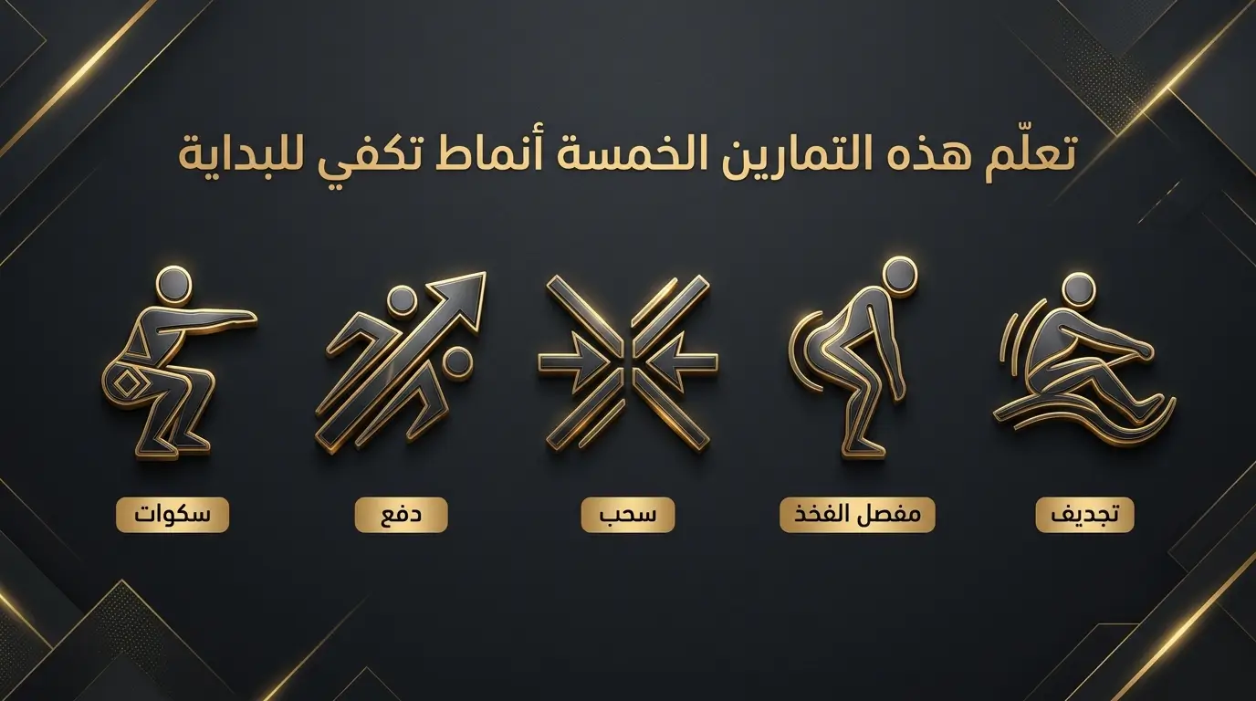 تعلّم هذه التمارين الخمسة أولاً
