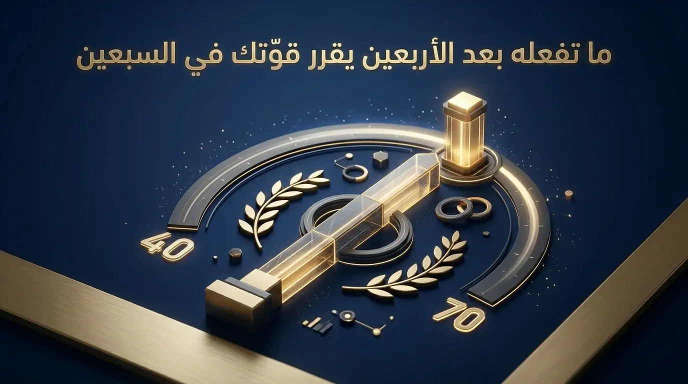 ما تفعله بعد الأربعين يقرر قوّتك في السبعين