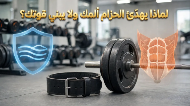 لماذا يهدّئ الحزام ألمك ولا يبني قوتك؟