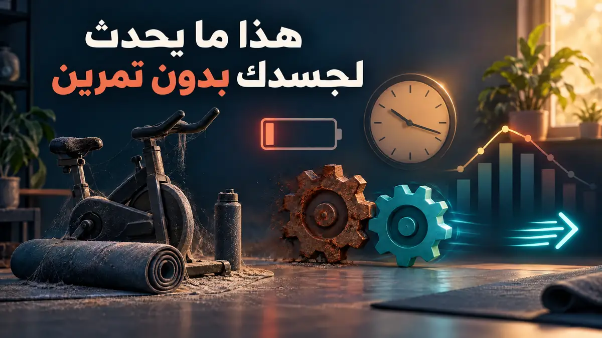 هذا ما يحدث لجسدك بدون تمرين