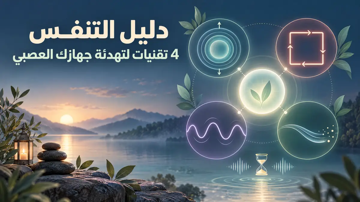 دليل التنفس 4 تقنيات لتهدئة جهازك العصبي
