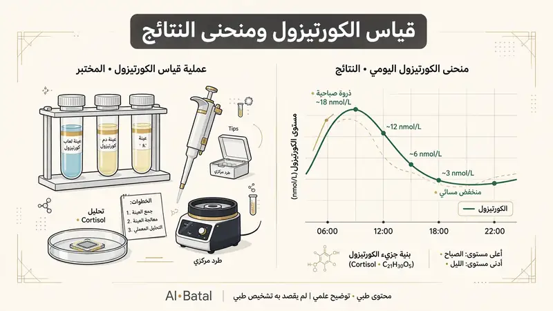 توضيح علمي لقياس مستوى الكورتيزول