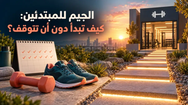 الجيم للمبتدئين: كيف تبدأ دون أن تتوقف؟