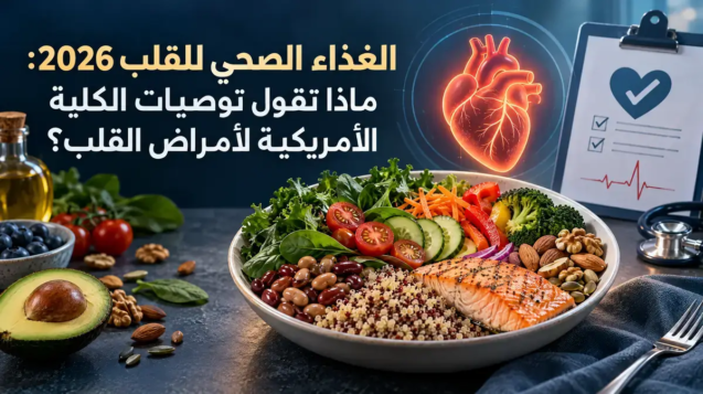 الغذاء الصحي للقلب 2026: ماذا تقول توصيات الكلية الأمريكية لأمراض القلب؟