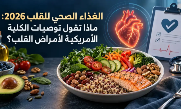 الغذاء الصحي للقلب 2026: ماذا تقول توصيات الكلية الأمريكية لأمراض القلب؟