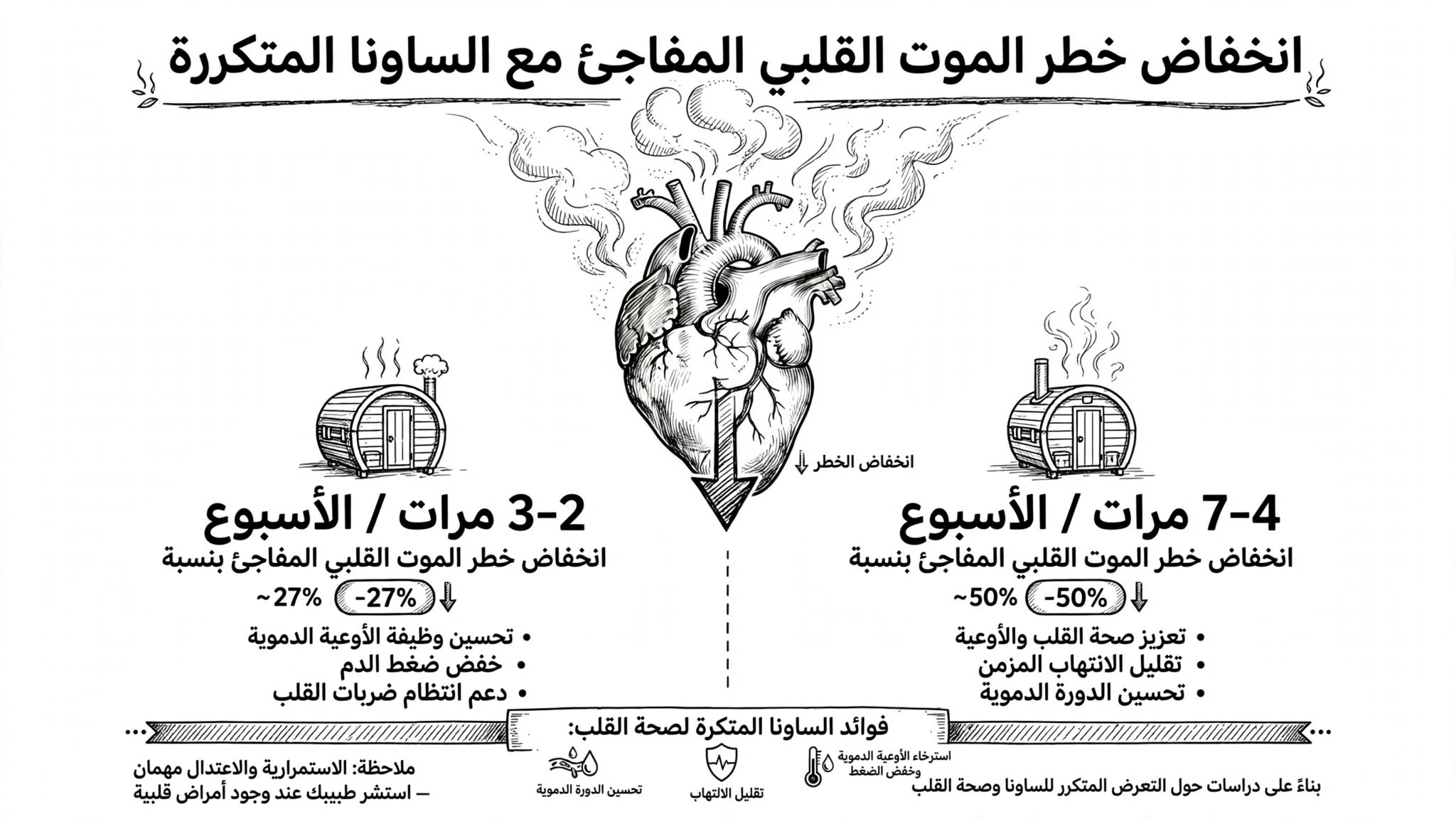 ترطيب الجسم قبل جلسة الساونا وبعدها للاستخدام الآمن