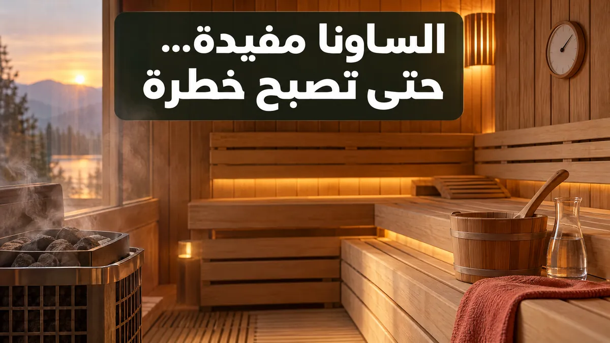 الساونا مفيدة… حتى تصبح خطرة واضف العنوان على الصورة