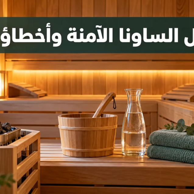 دليل الساونا الآمنة وأخطاؤها