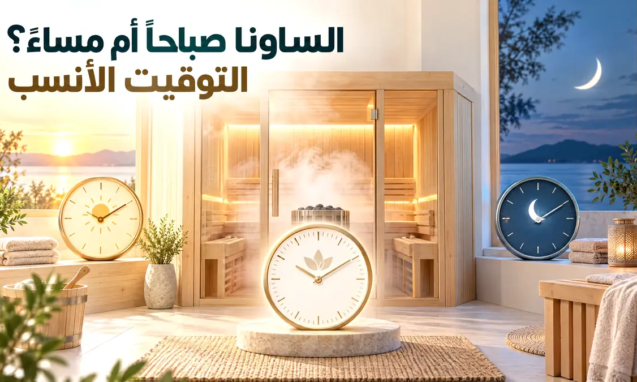 الساونا صباحاً أم مساءً؟ التوقيت الأنسب