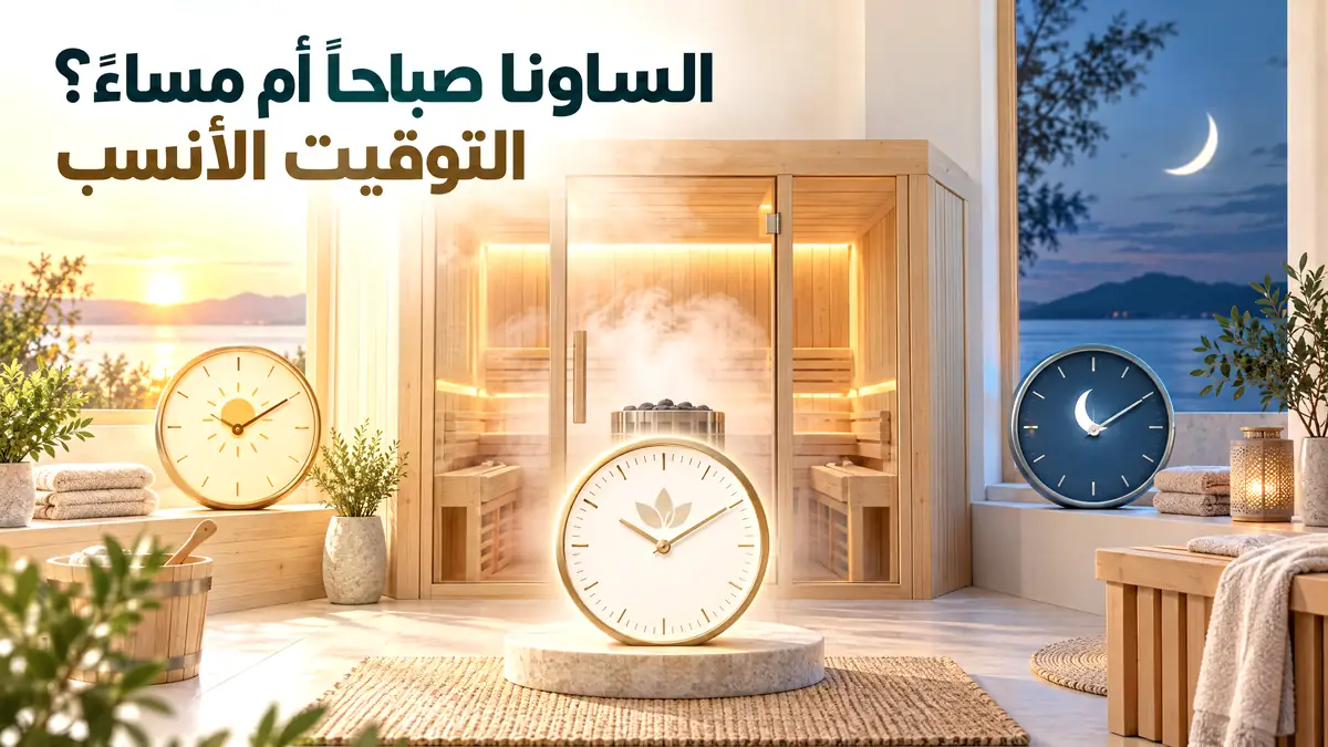 الساونا صباحاً أم مساءً؟ التوقيت الأنسب