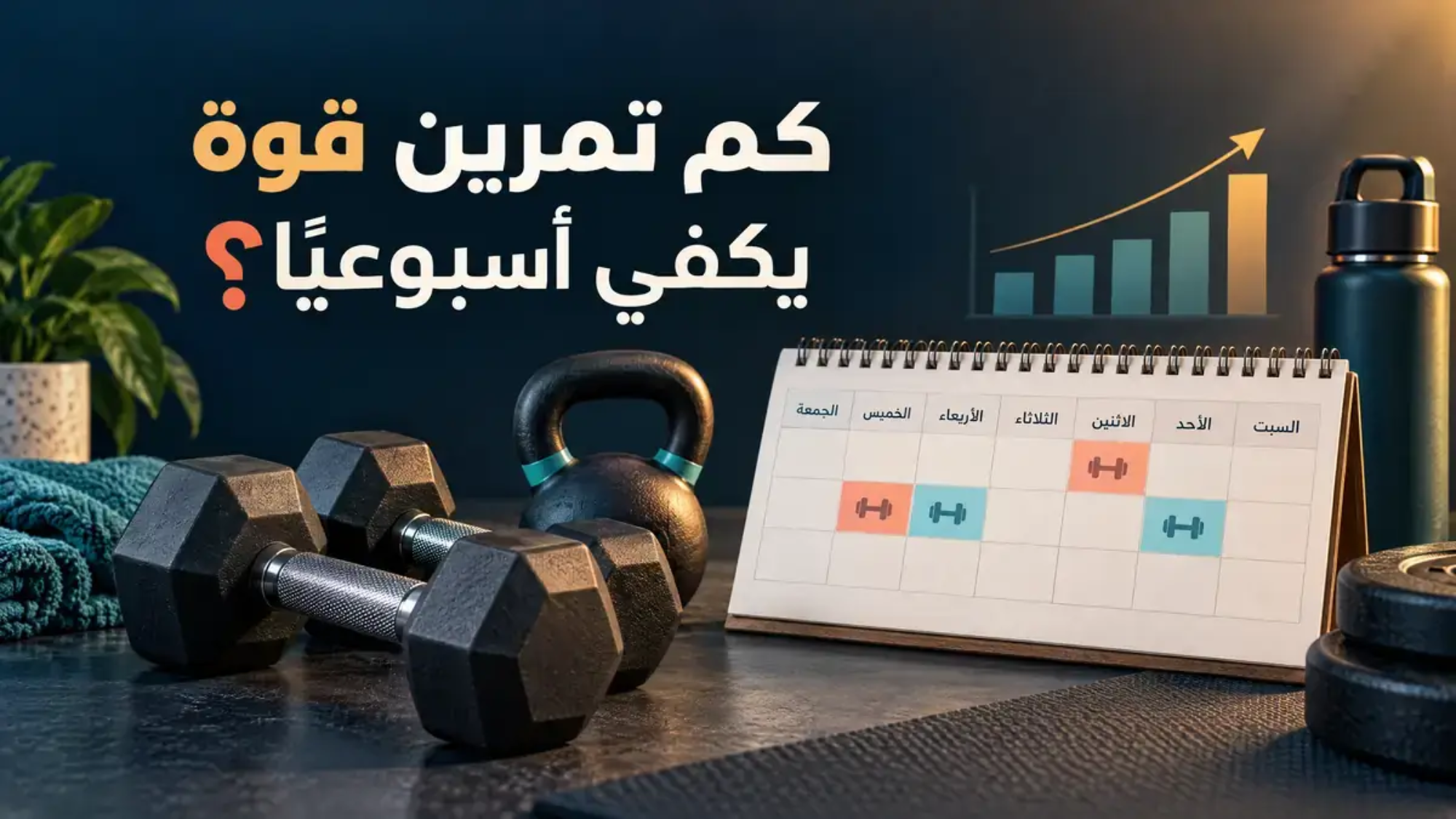 كم تمرين قوة يكفي أسبوعياً؟